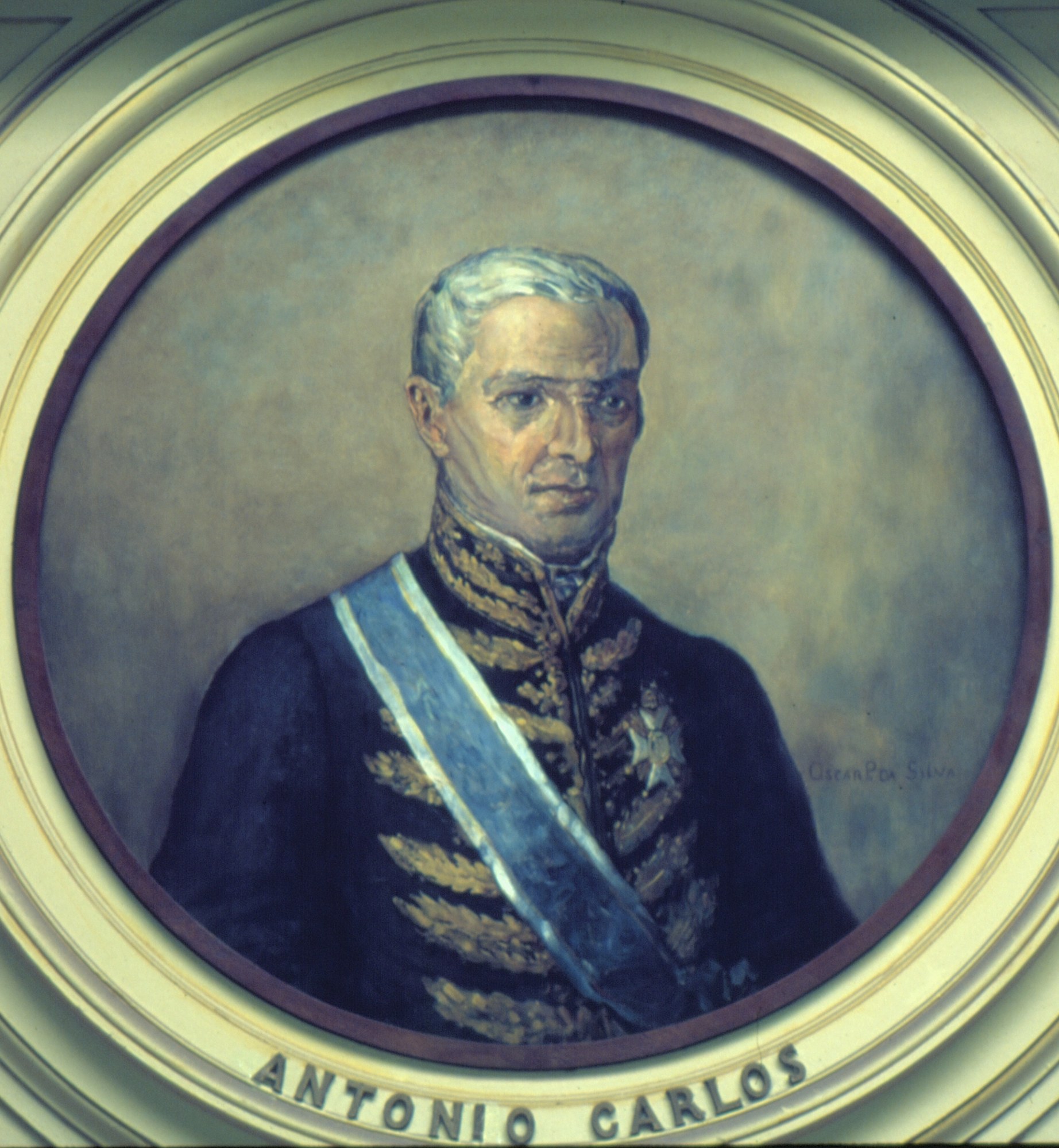 Antônio Carlos de Andrada, quadro colorizado