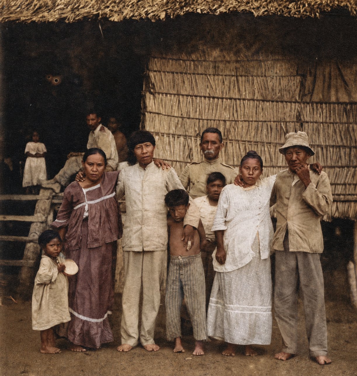Índios jarus junto às estações telegráficas da Seção Norte