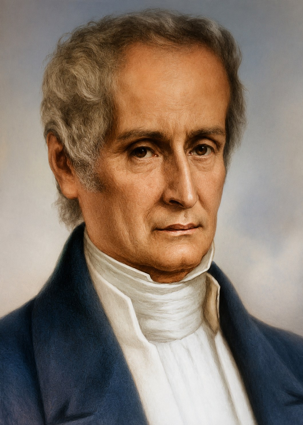 Martim Francisco Ribeiro de Andrada, retrato colorizado