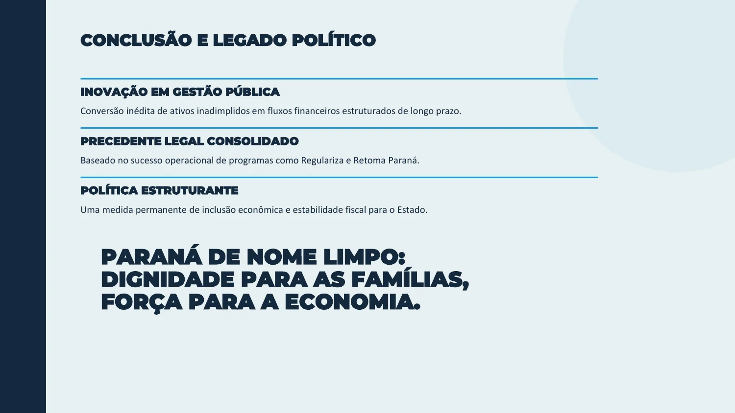 Paraná de Nome Limpo - Slide 11